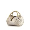 Fendi Spy large model handbag in gold and silver burnished style leather - 00pp thumbnail