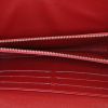 Portafogli Louis Vuitton Sarah in pelle Epi rossa e pelle taiga rossa - Detail D2 thumbnail
