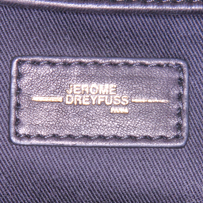 Borsa da spalla o a mano Jerome Dreyfuss Billy M in pelle nera - Detail D3