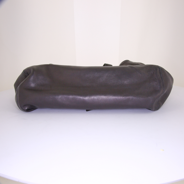 Bolso para llevar al hombro o en la mano Jerome Dreyfuss Billy M en cuero negro - Detail D4