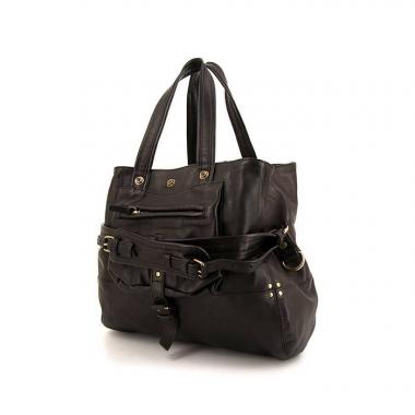 Borsa da spalla o a mano Jerome Dreyfuss Billy M in pelle nera