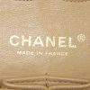 Chanel Timeless Classic bag worn on the shoulder or carried in the hand in beige quilted grained leather - Detail D4 thumbnail