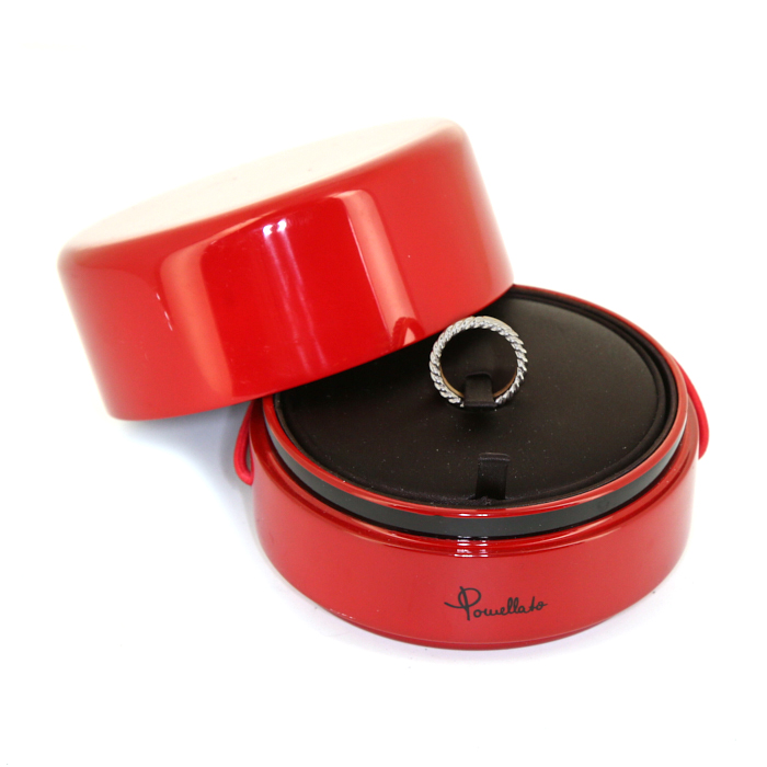 Sortija Pomellato Milano en oro blanco,  oro rosa y diamante - Detail D2