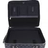 Borsa portadocumenti Louis Vuitton Sabana in tela a scacchi grigia e pelle nera - Detail D3 thumbnail