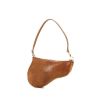 Dior Saddle bag in brown patent leather - 00pp thumbnail