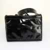Chanel Vintage handbag in black patent leather - Detail D4 thumbnail