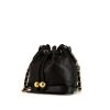 Chanel Vintage handbag in black smooth leather - 00pp thumbnail