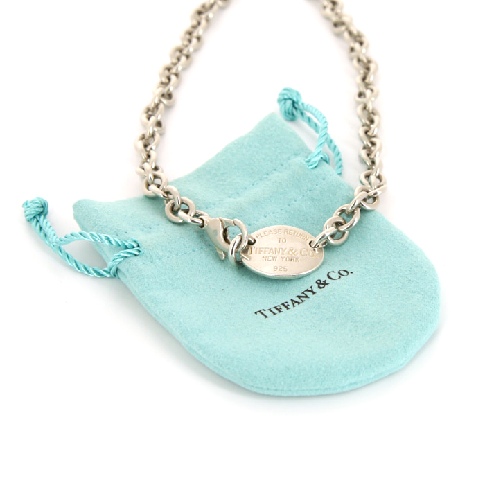 Collar Tiffany & Co Return To Tiffany en plata - Detail D2