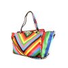 Valentino Garavani Rockstud trapeze bag worn on the shoulder or carried in the hand in multicolor leather - 00pp thumbnail