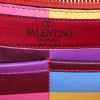 Valentino Garavani Rockstud trapeze bag worn on the shoulder or carried in the hand in multicolor leather - Detail D3 thumbnail