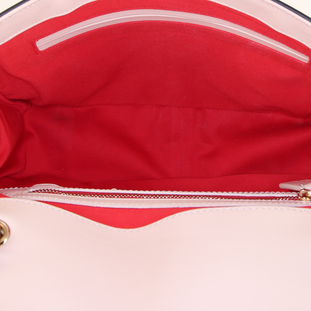 Christian Louboutin Sweet Charity large model shoulder bag in beige leather - Detail D3