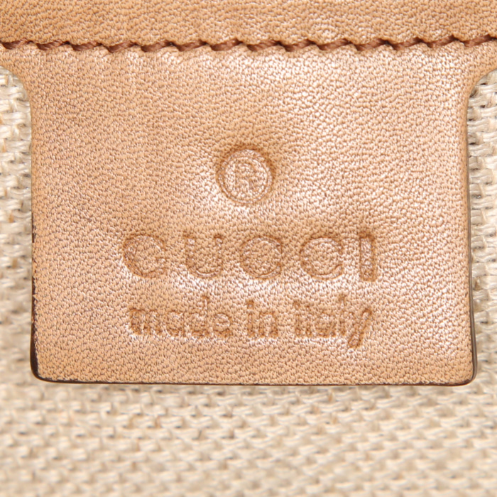 Gucci handbag in beige leather - Detail D3