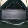 Hermes Kelly 32 cm handbag in green box leather - Detail D3 thumbnail