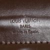 Borsa da spalla o a mano Louis Vuitton Sistina in tela cerata con motivo a scacchi marrone e pelle lucida marrone - Detail D3 thumbnail