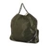Stella McCartney Falabella Fold Over bag worn on the shoulder or carried in the hand in khaki canvas - 00pp thumbnail