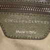 Stella McCartney Falabella Fold Over bag worn on the shoulder or carried in the hand in khaki canvas - Detail D4 thumbnail