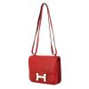 Bolso bandolera Hermes Constance modelo pequeño en cuero epsom rojo Casaque - 00pp thumbnail