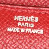 Sac bandoulière Hermes Constance petit modèle en cuir epsom rouge Casaque - Detail D3 thumbnail