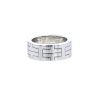 Half-articulated Hermès Khilim small model ring in white gold - 00pp thumbnail