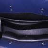 Sac à main Givenchy Horizon en cuir lisse bleu-marine - Detail D3 thumbnail