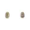 Paire de boucles d'oreilles Cartier Myst en or jaune,  diamants et cristal de roche - 00pp thumbnail