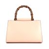 Gucci Nymphaea shoulder bag in pink leather and bamboo - 360 thumbnail