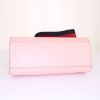 Gucci Nymphaea shoulder bag in pink leather and bamboo - Detail D5 thumbnail
