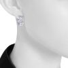 Chanel Matelassé earrings in white gold and diamonds - Detail D1 thumbnail