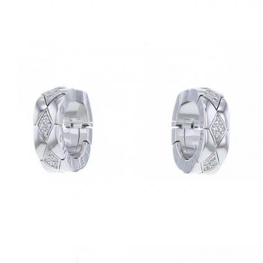 Pendientes Chanel Matelassé en oro blanco y diamantes