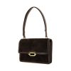 Hermès Fonbielle handbag in brown suede - 00pp thumbnail