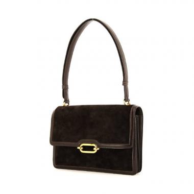 Hermès Fonbielle handbag in brown suede