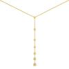 Flexible Cartier Perruque necklace in yellow gold and diamonds - 00pp thumbnail