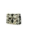 Bulgari Serpenti bag worn on the shoulder or carried in the hand in black and gold and white python - 00pp thumbnail