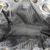 Borsa a spalla Dior Drawstring in tela cannage nera e pelle nera - Detail D2 thumbnail