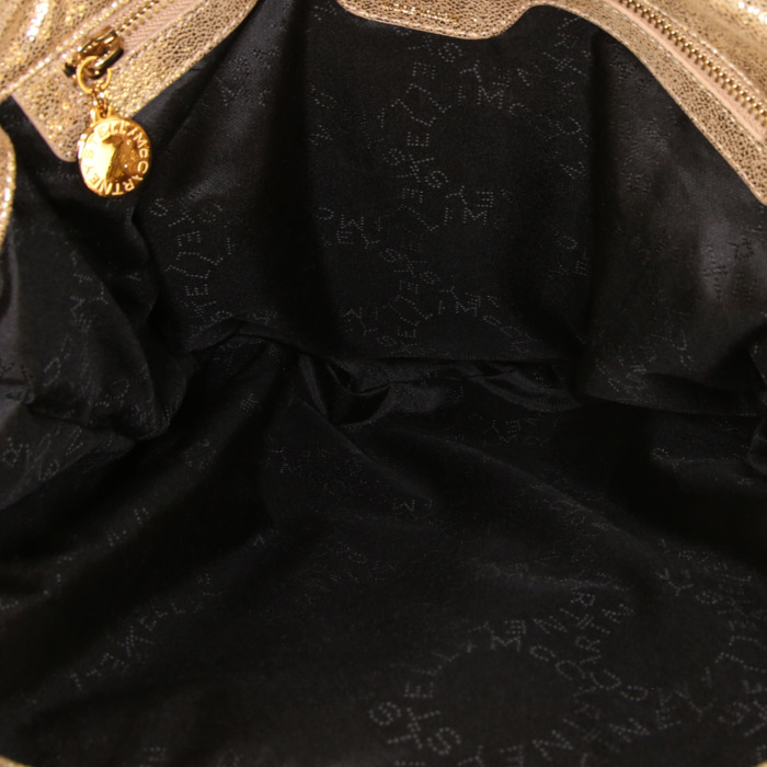 Borsa Stella McCartney Falabella in tela dorata - Detail D3