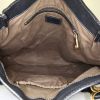 Chloé Marcie large model shoulder bag in black grained leather - Detail D2 thumbnail