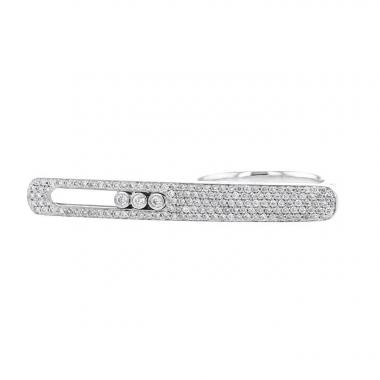 Bague Messika Move en or blanc et diamants