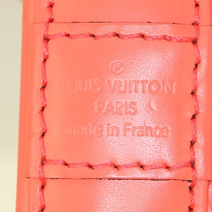 Louis Vuitton Alma BB shoulder bag in pink epi leather - Detail D4