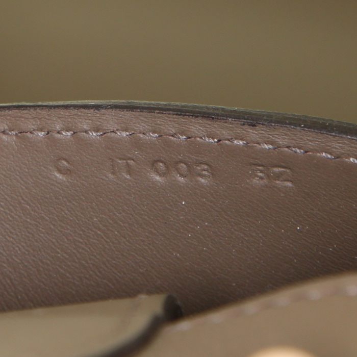Sac à dos Hermès Cityback 27 en cuir Swift étoupe - Detail D4