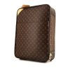 Valise cabine Louis Vuitton Pegase en toile monogram marron et cuir naturel - 00pp thumbnail