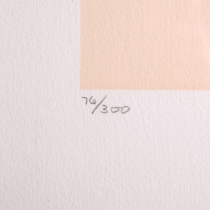 René Gruau "Chaussures rouges" des années 1990, lithographie, encadrée, signée et numérotée - Detail D3