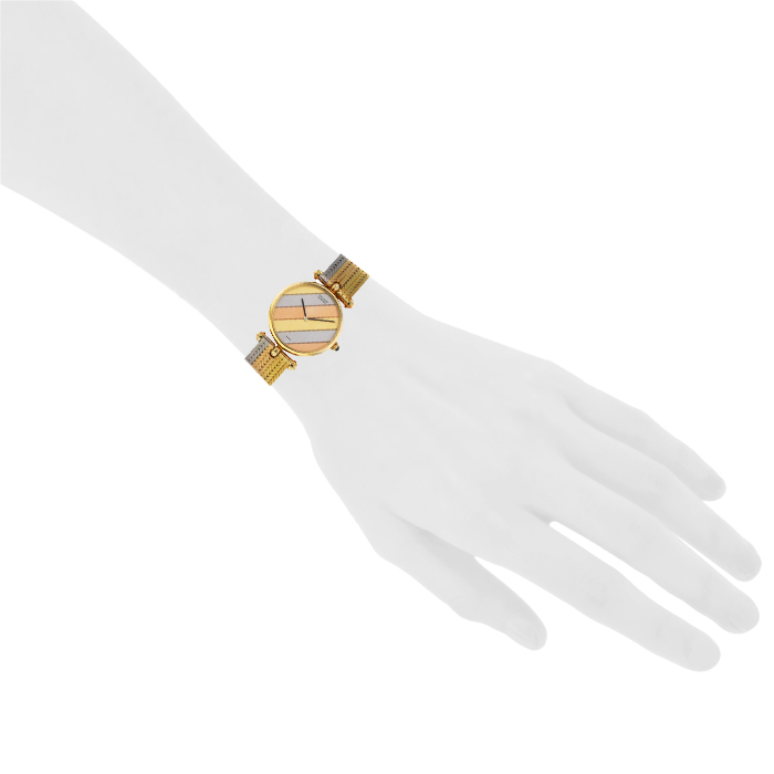 Van Cleef & Arpels Pierre Arpels watch in 3 golds Circa  1980 - Detail D1