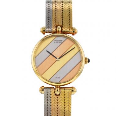 Orologio Van Cleef 
Arpels Pierre Arpels in 3 ori Circa  1980