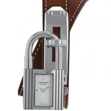 Hermes Kelly-Cadenas watch in stainless steel Ref:  KE1.210 Circa  2000
