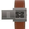 Hermès Glissade watch in stainless steel Ref:  GL1.510 Circa  2000 - 00pp thumbnail