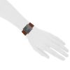 Hermès Glissade watch in stainless steel Ref:  GL1.510 Circa  2000 - Detail D1 thumbnail