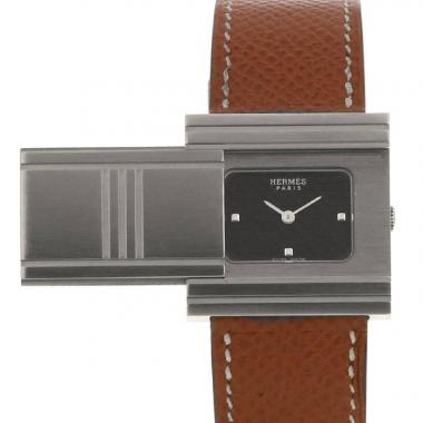 Hermès Glissade watch in stainless steel Ref:  GL1.510 Circa  2000