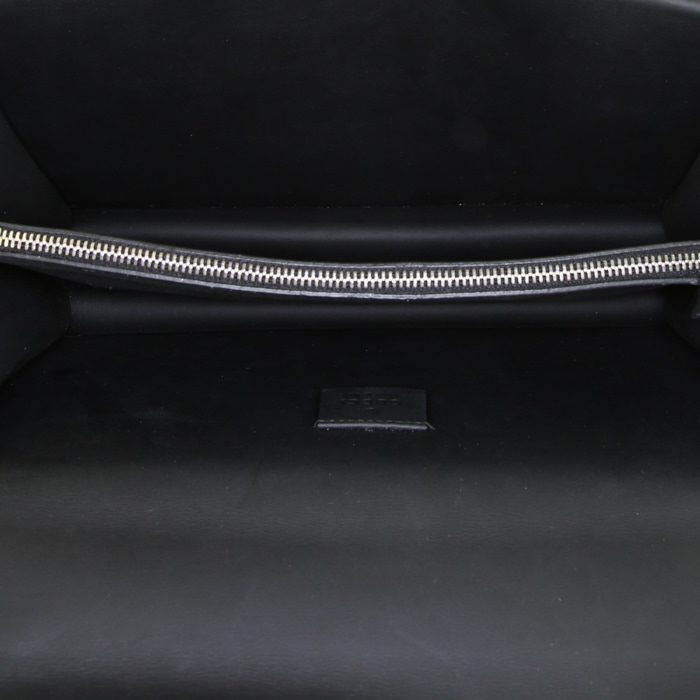 Borsa Gucci Dionysus in camoscio nero e pelle nera - Detail D3