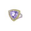 Mauboussin Tellement subtile pour toi ring in white gold,  amethyst and sapphires and in amethyst - 00pp thumbnail