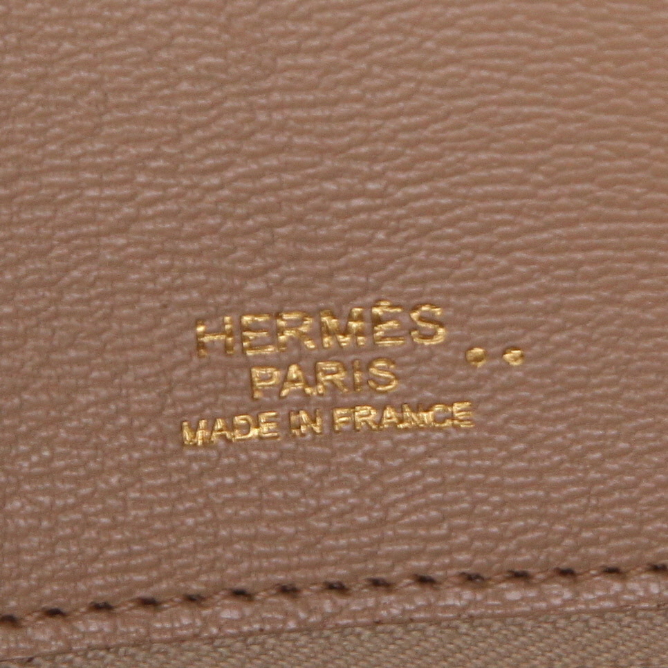 Borsa Hermès  Birkin Ghillies in coccodrillo niloticus Poussiere e struzzo marrone - Detail D2